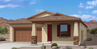 Pueslane floor plan in Villages at Val Vista Gilbert AZ New Homes for Sale