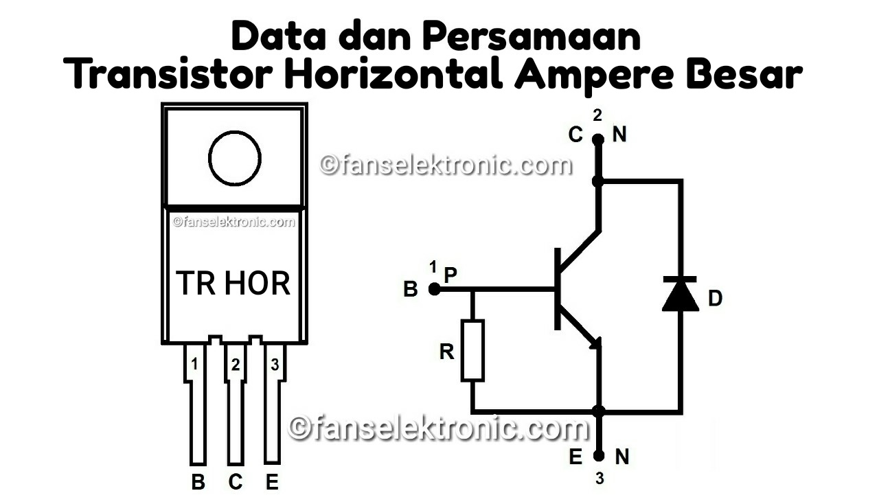 Kumpulan Transistor Horizontal Ampere Besar