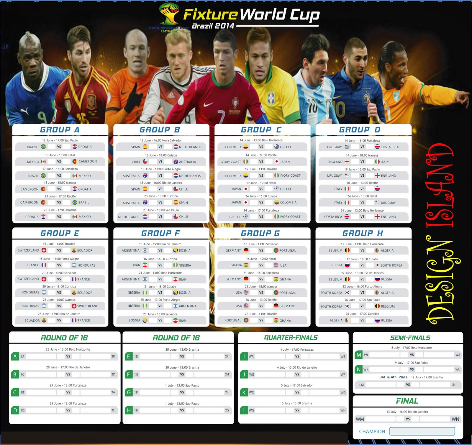 World Cup 2022 Fixtures Brazil Aria Art