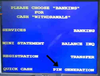 Sbi atm pin Sbi atm card dale