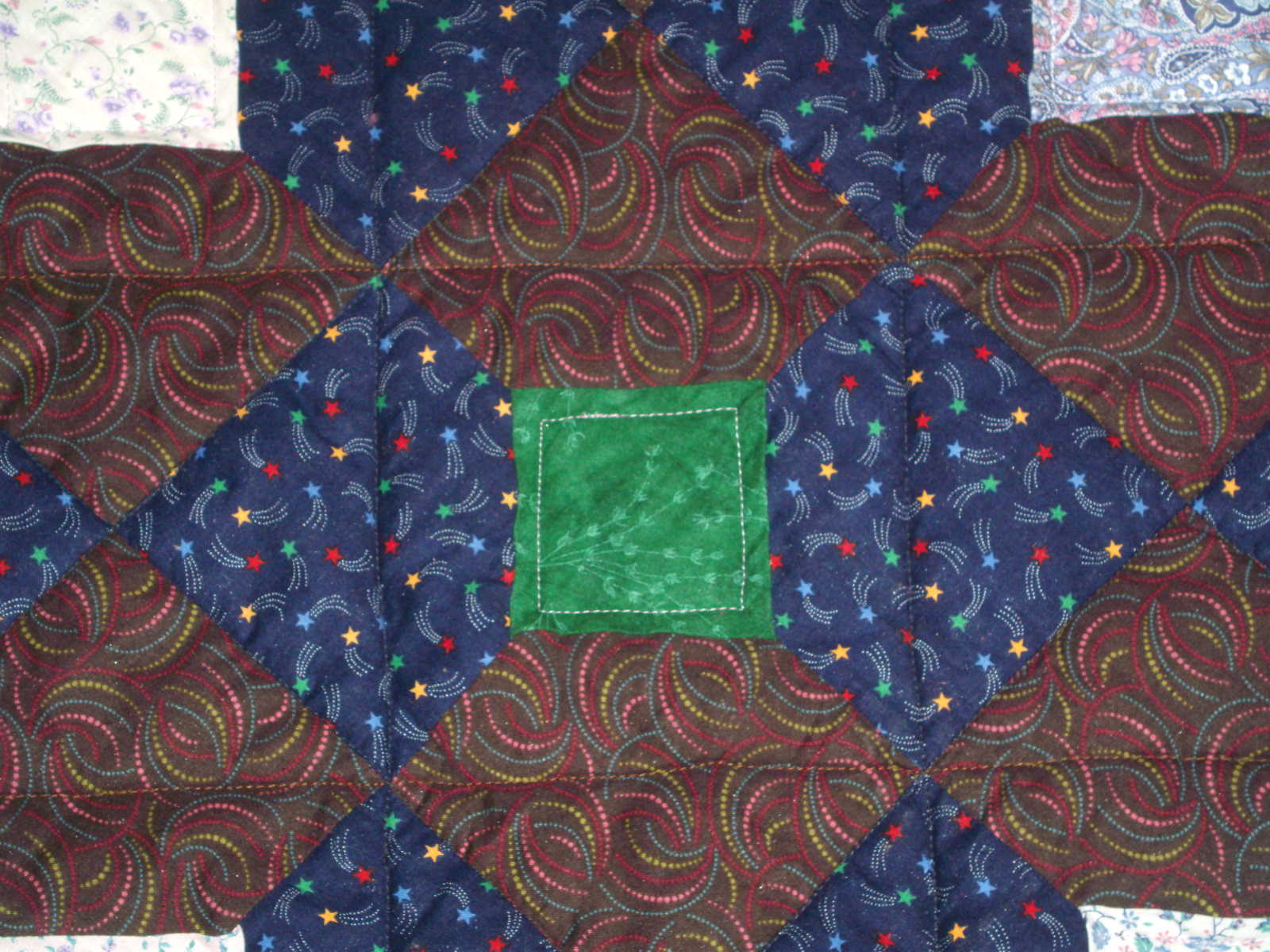 judysquiltsandthings 10minute quilt block quilt...finished