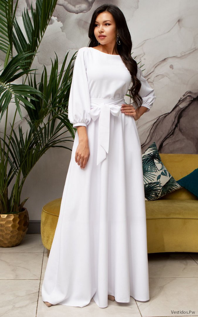 Vestidos Largos de Fiesta Blancos ¡29 Hermosos Modelos! Vestidos