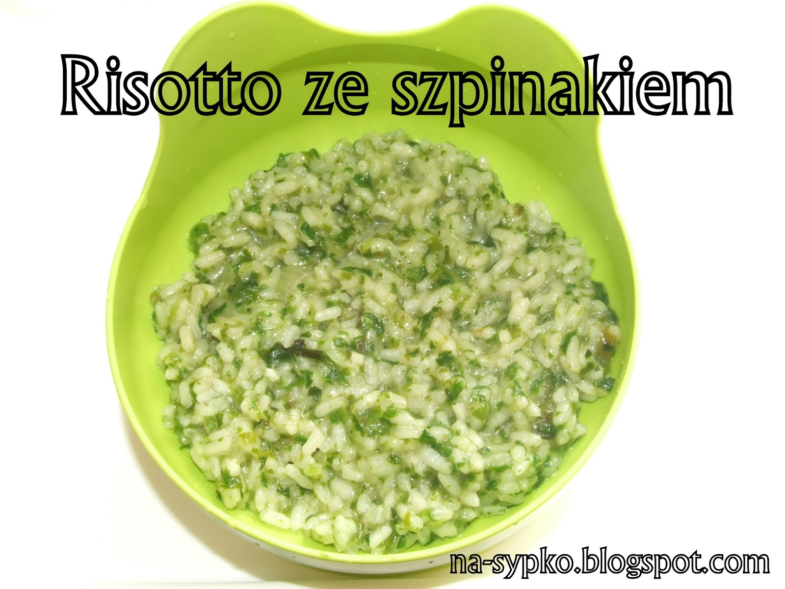 Na sypko Risotto ze szpinakiem