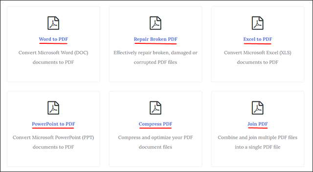 أفضل أداة للتعامل مع ملفات PDF عبر الإنترنت اونلاين بدون برامج Screenshot_2