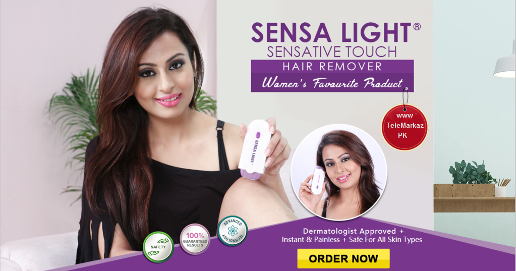 sensa light hair remover in pakistan call 03454444664