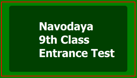 Navodaya Vidyalaya 9th Class Admission Form 2022-23 Application Form, Date, Eligibility, Result, Merit List -www.nvsadmissionclassnine.in