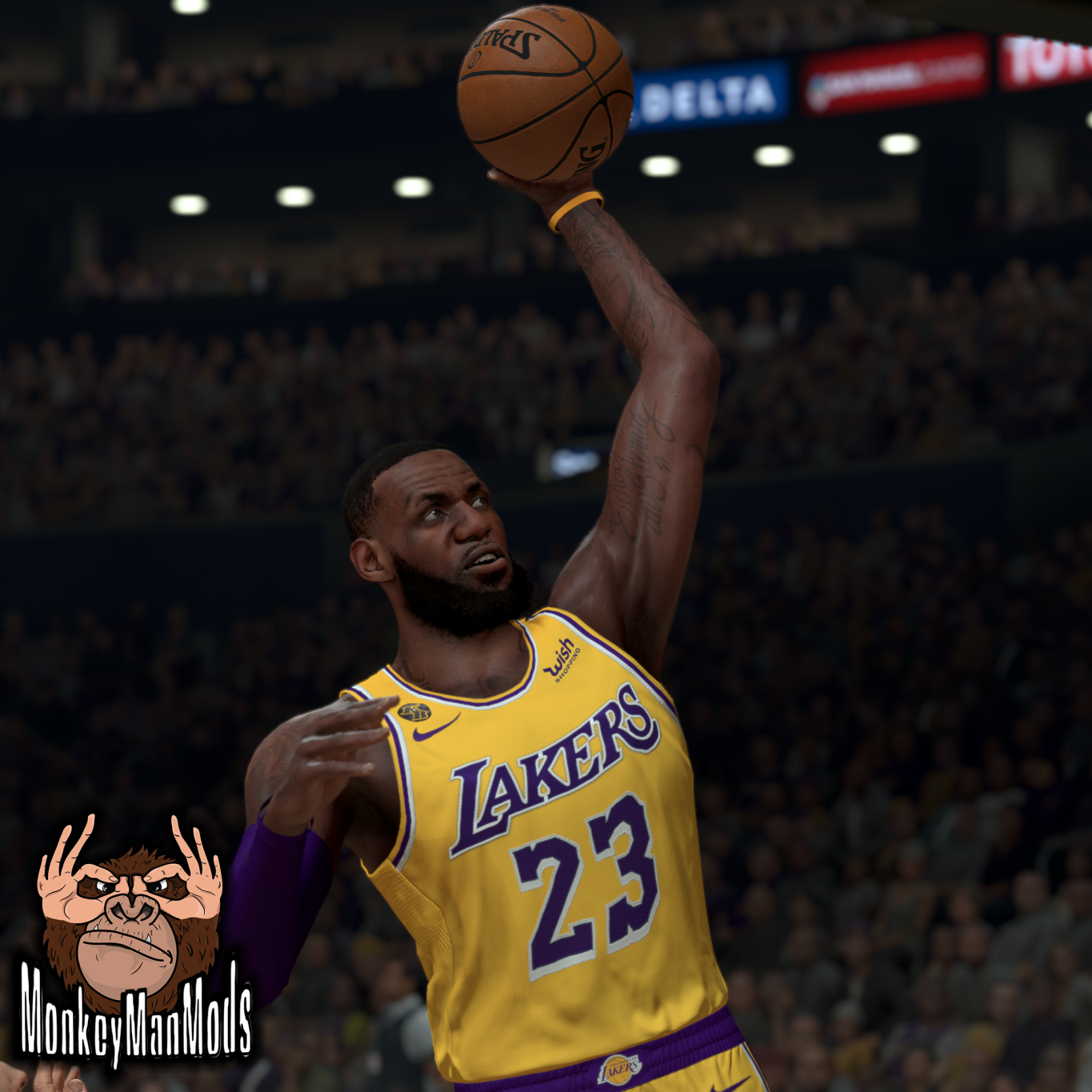 NBA 2K21 LeBron James Cyberface by MonkeymanJSV