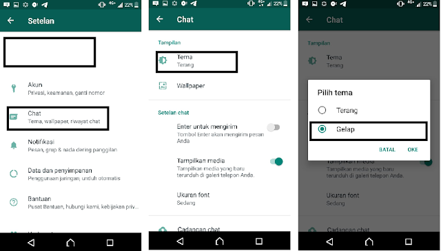 Cara Mudah Aktifkan Mode Gelap Whatsapp