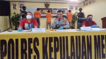 Polres Kepulauan Mentawai Ungkap Kasus Judi dan Narkoba