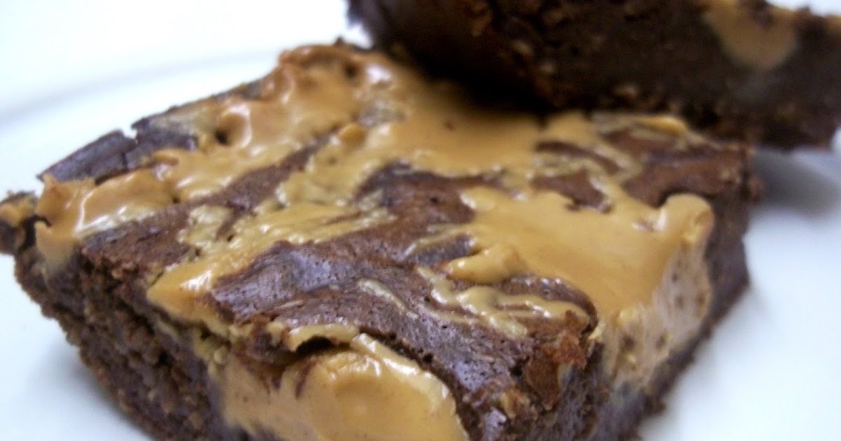 Fruitcake in the Kitchen: Skinny Peanut Butter Swirl Brownies