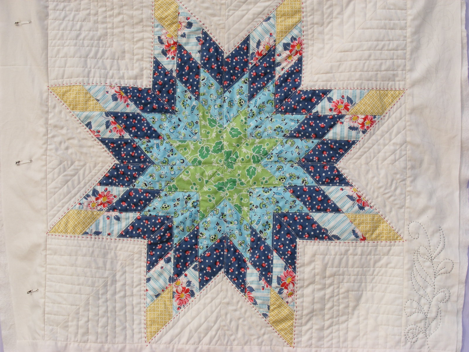 Lone Star &quot;Sunshine&quot; Quilt - Quilting and Quilt Patterns