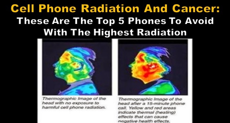 5 phones with highest radiation