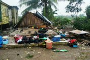 Angin Puting Beliung Melanda Tiga Desa di Kabupaten Banyuasin, 82 Rumah Rusak 