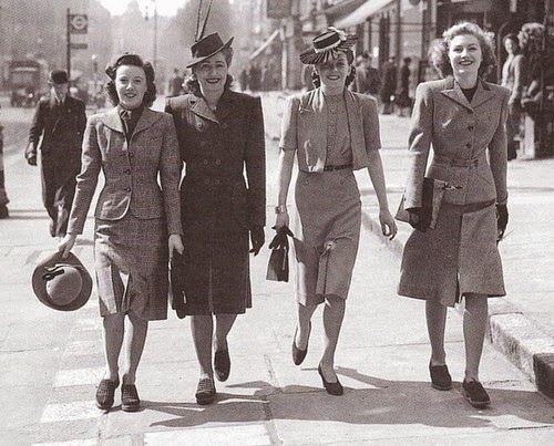 BELKAmoda: La Guerra y Las Divas: moda de las décadas 1940 1950