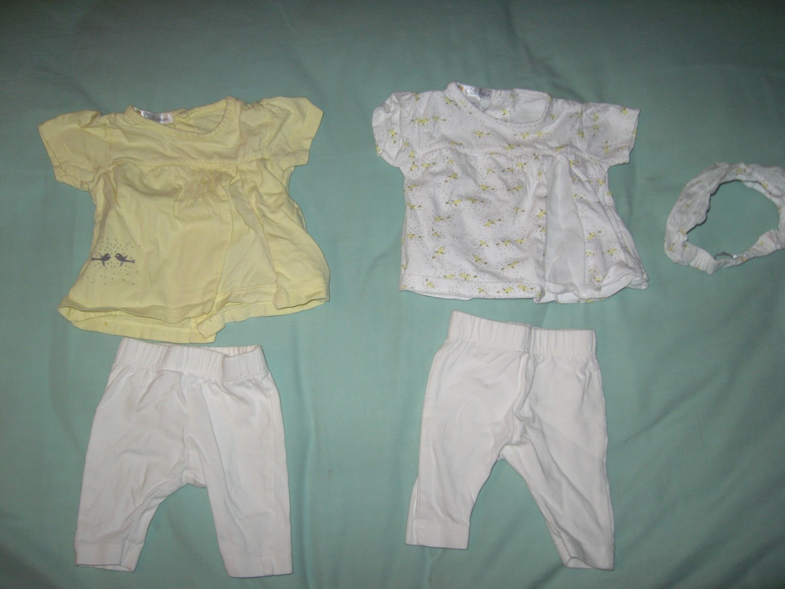 Lot Vêtements Bébé Garçon Été - Taille 1 Mois - Multicouleur - Occasion Très Bon État