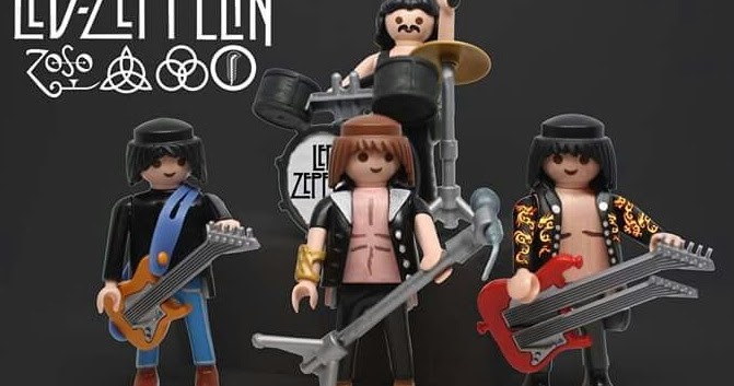 led zeppelin action figures