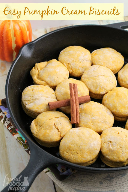 Easy Pumpkin Cream Biscuits