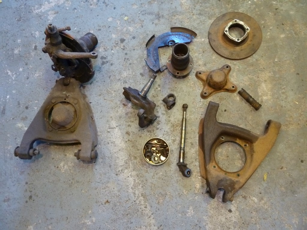 MG Midget 1965 MKII Restoration Project Front Steering and Suspension