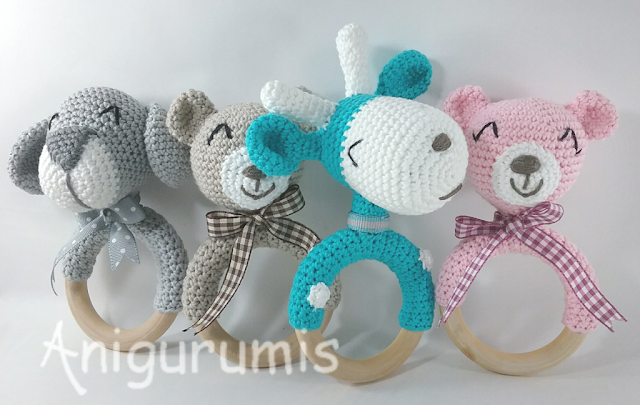 Mordedores amigurumi By anigurumis