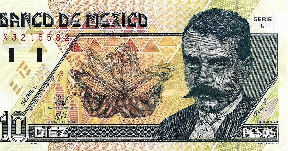 Mi Colección de Monedas y Billetes Billete de 10 Pesos (1994) México