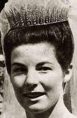 Tiara Mania: Archduchess Maria Theresa of Austria's Habsburg Fringe Tiara austria liechtenstein habsburg diamond fringe tiara kochert princess marie