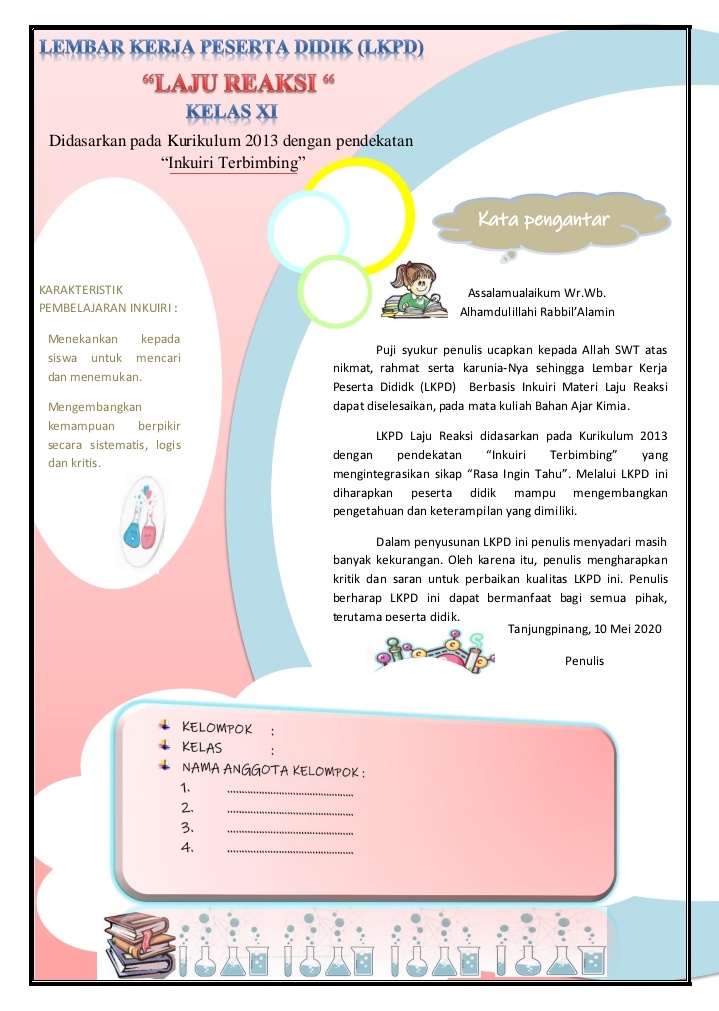 Lkpd Laju Reaksi SMA Kelas XI