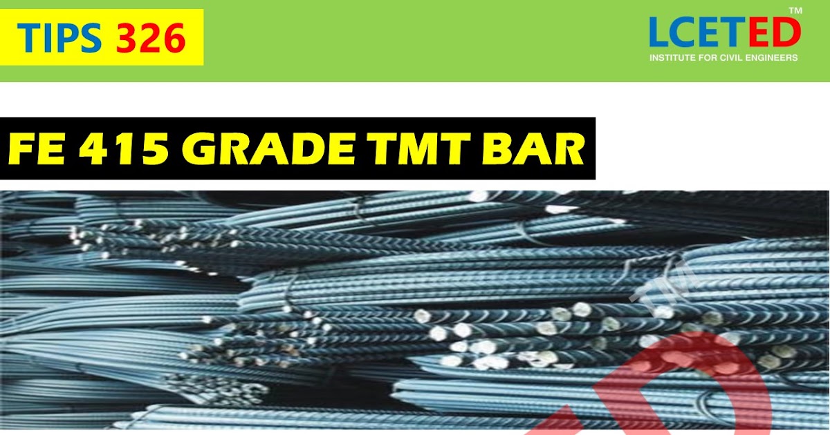 TYPES OF TMT BARS AND THIER USES IN CONSTRUCTION LCETED lceted