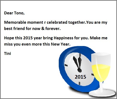 5 caption to say happy new year