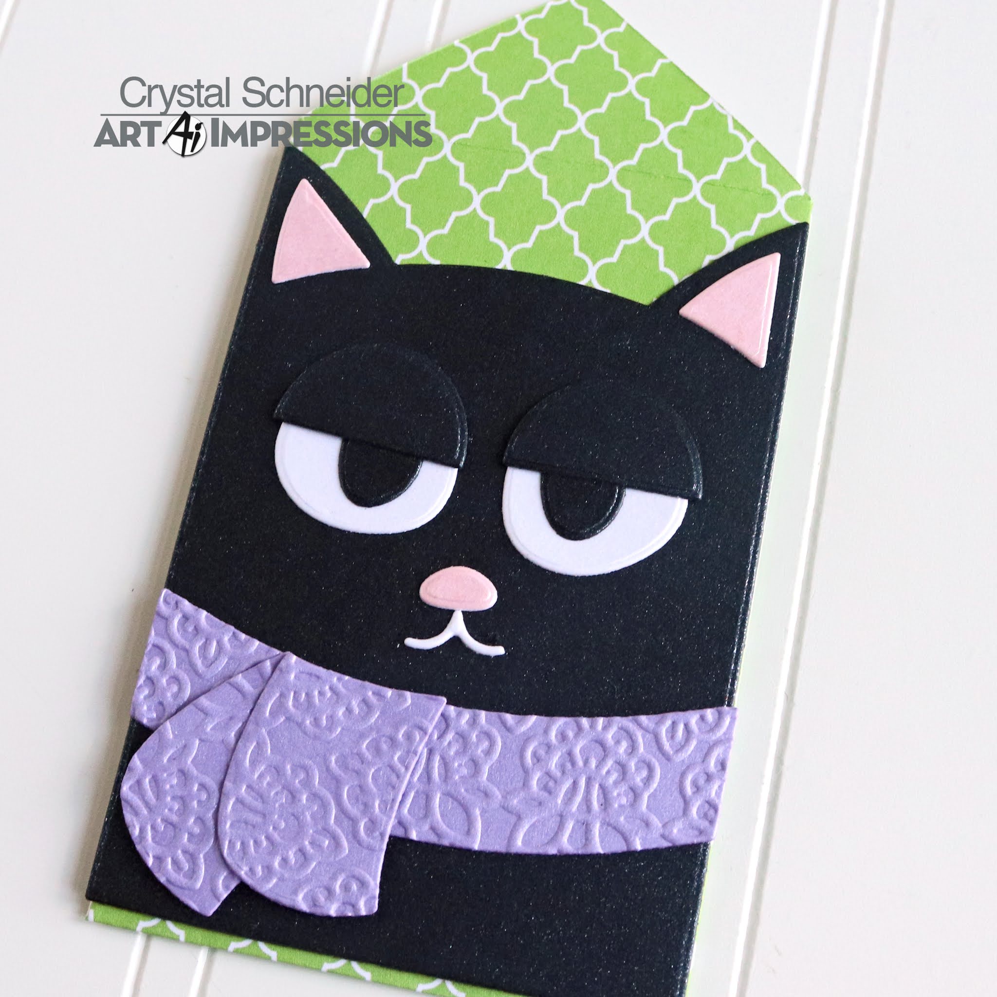 Art Impressions Gift Card Holders Black Cat ̹ ˻