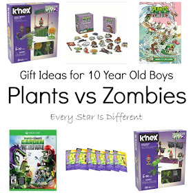 Plants vs Zombies gift ideas for 10 year old boys.