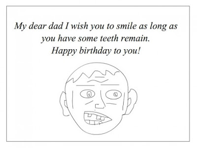 funny birthday wishes to father from daughter