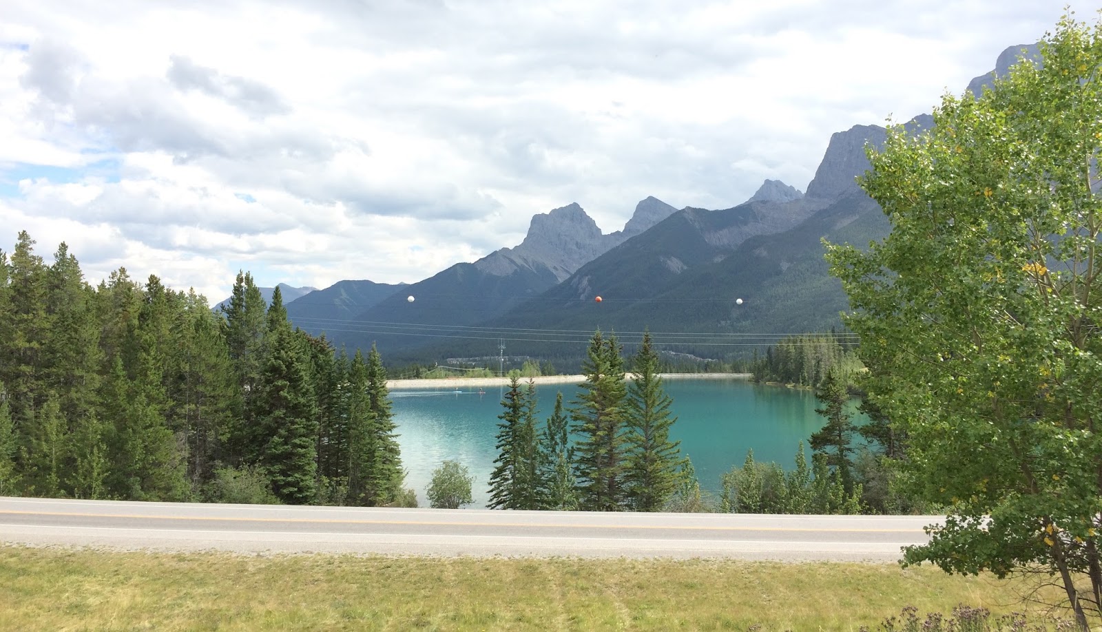 Paddling Near Edmonton, Alberta, Canada Spray Lakes Reservoir, Canmore