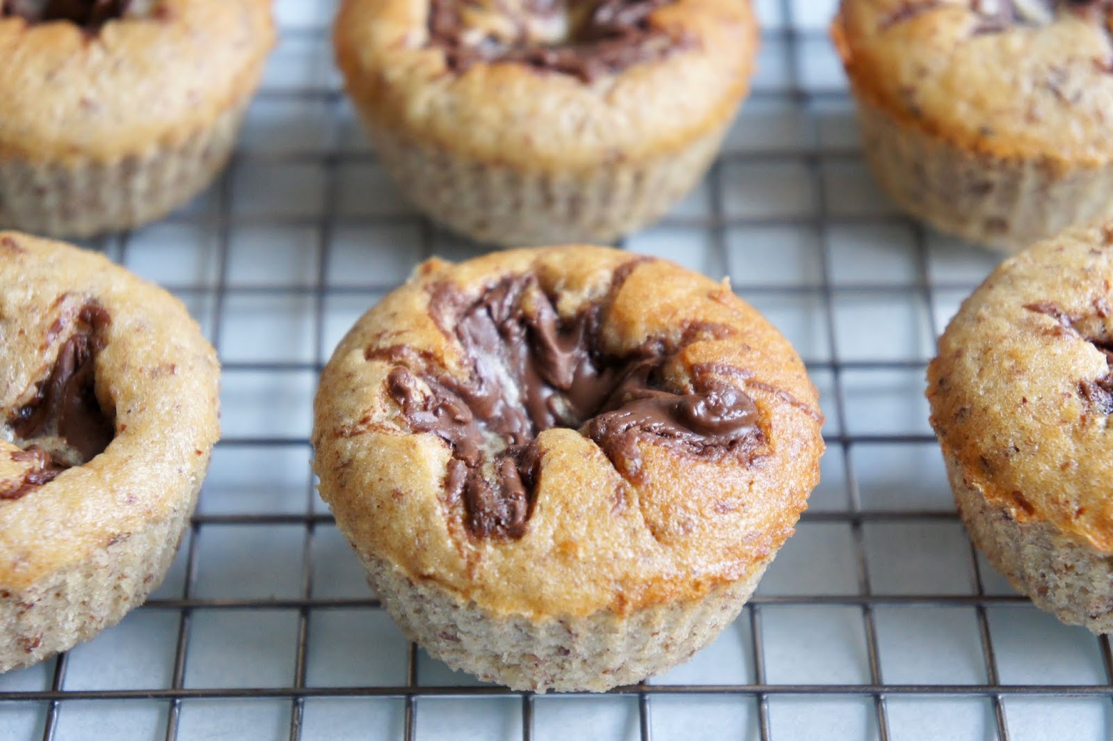 REZEPT glutenfreie NutellaBananen Muffins ♥ Ein glutenfreier Blog