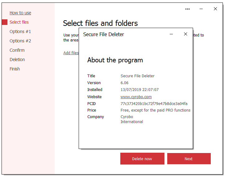 Cyrobo Secure File Deleter Pro 6.06 Untitled