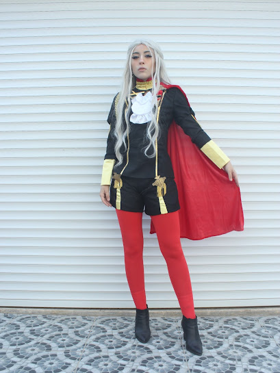 Fire Emblem: Three Houses Edelgard Cosplay Costume Outfit for Both Men and Women Halloween Carnival Suit