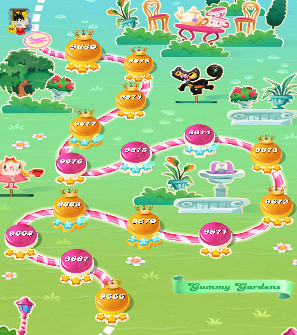 Candy Crush Saga level 9666-9680 Candy Crush Saga level 9666-9680