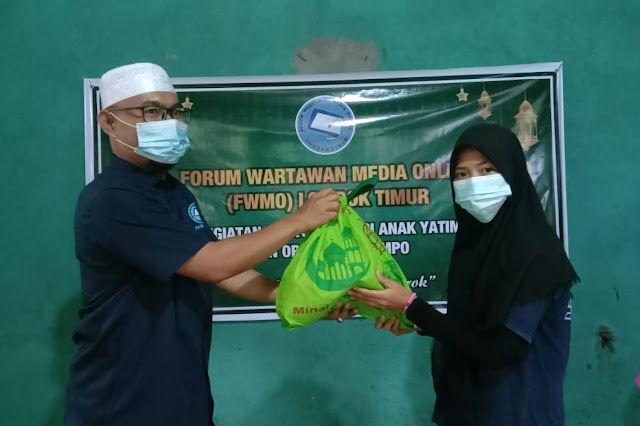 Hikmah Ramadhan, FWMO Lotim santuni anak yatim dan jompo