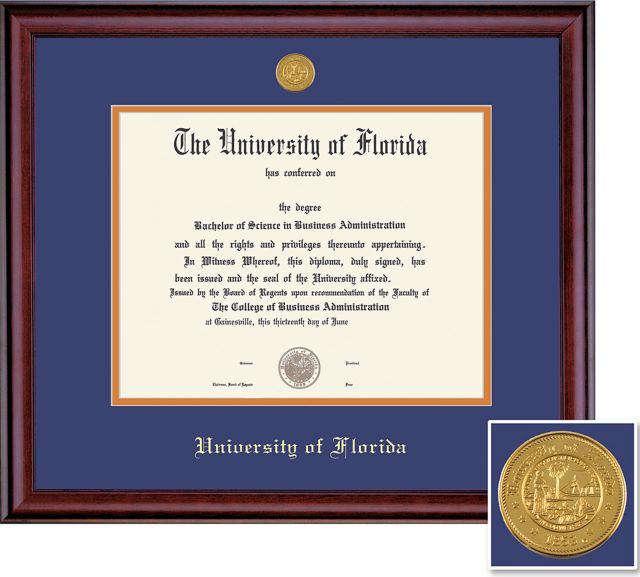 University Of Florida Diploma Frame Table Frame