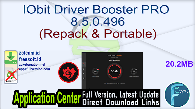 IObit Driver Booster PRO 8.5.0.496 (Repack & Portable)_ ZcTeam.id