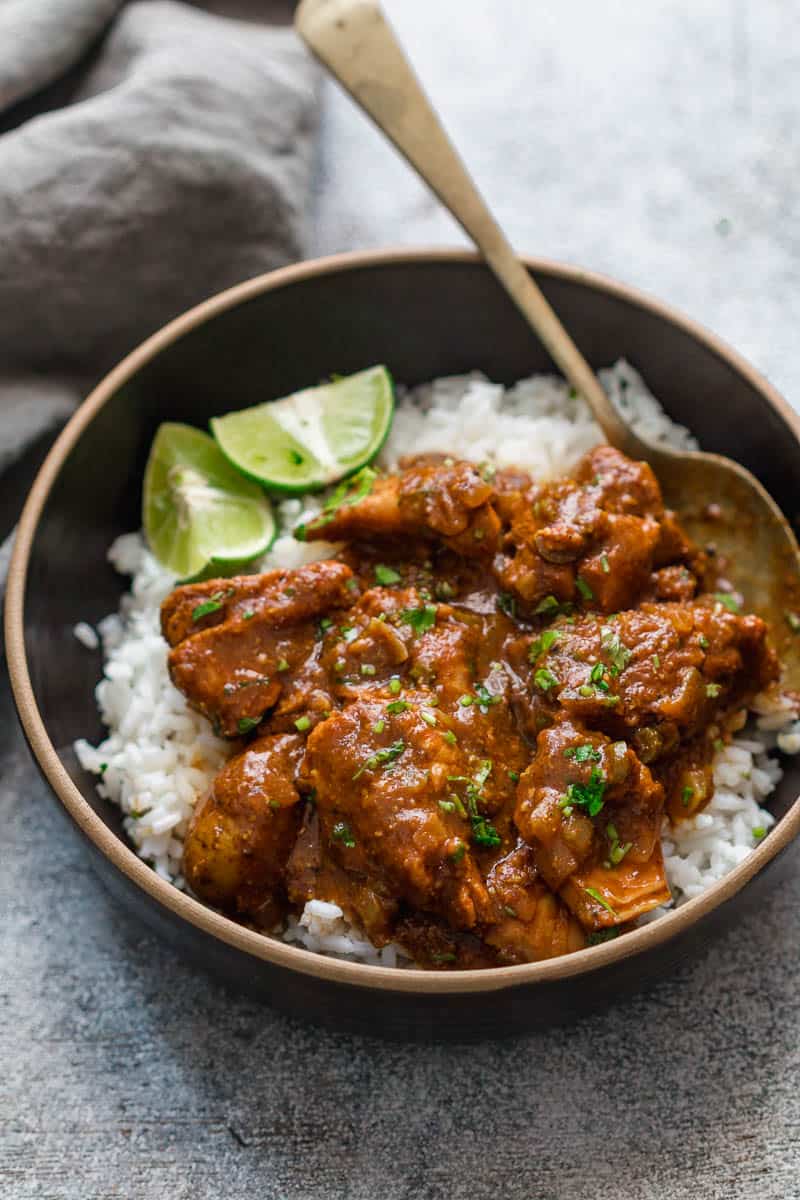 SLOW COOKER CHICKEN CURRY RECIPE the menu food