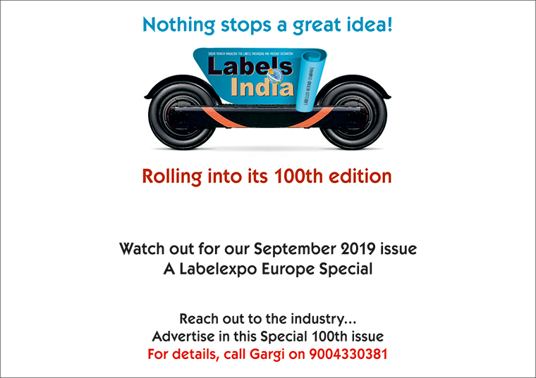 Labels India Watch out for Labels India 100th issue...