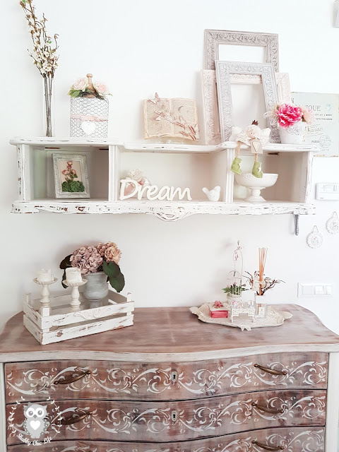mobili shabby prima e dopo con Decora Facile chalk paint, shabby chic