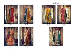 Varsha Fashion Katha Vol 2 Kora Silk Salwar Suit in Wholesale