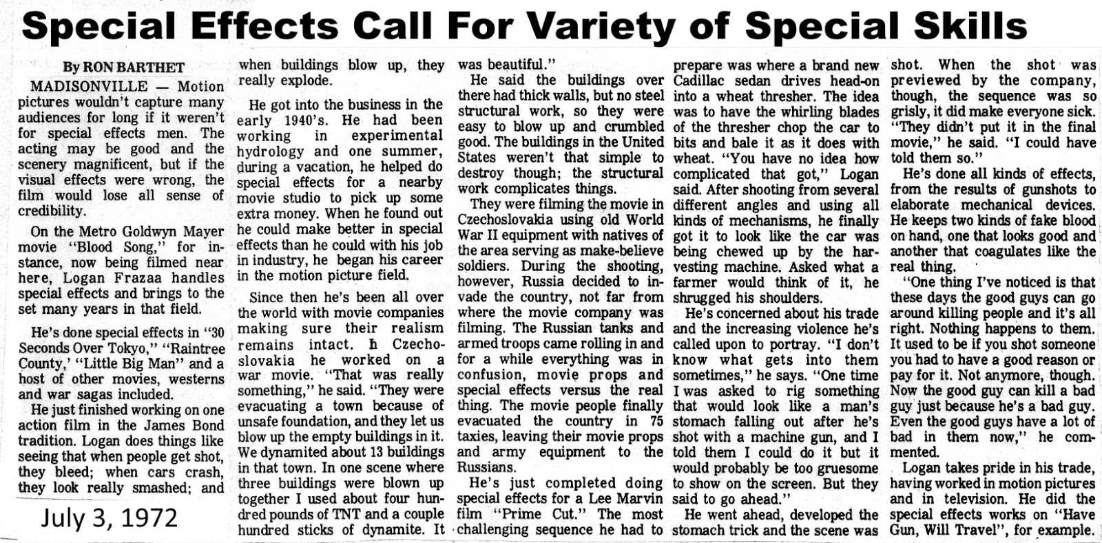 The Barthet Gallery Madisonville Movie Making