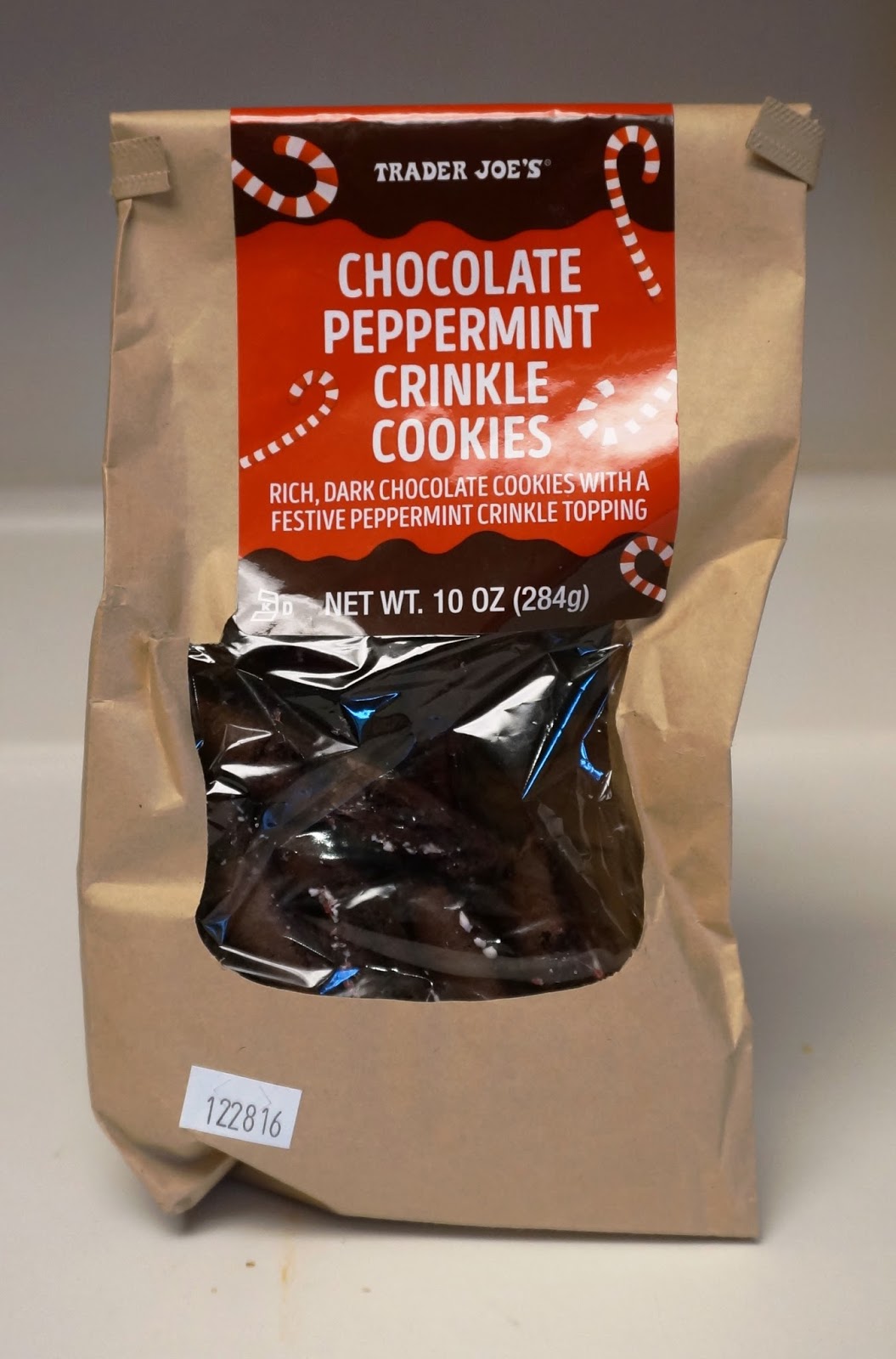 Exploring Trader Joe's Trader Joe's Chocolate Peppermint Crinkle Cookies