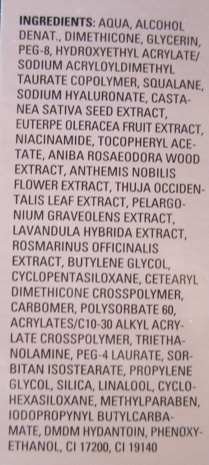 fórmula de Mascarilla Hidratante Renovadora en Gel TimeWise