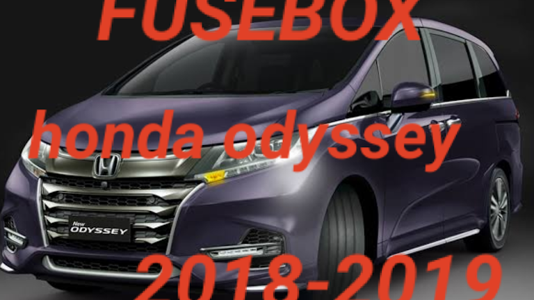 diagram fusebox HONDA ODYSSEY 2018-2019