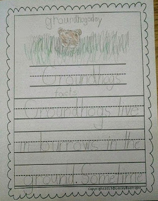 Learn about groundhogs, where they live, what they eat, and how they build their burrows.  Includes a free mini-research printable for classroom use.