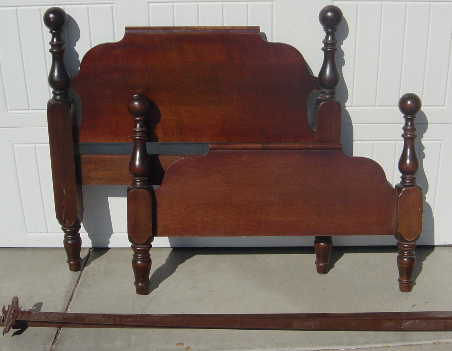 The Backyard Boutique by Five to Nine Furnishings Antique Twin Headboard & Footboard