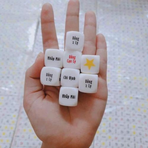 Xúc xắc Nhậu – 1 bộ 10 con
